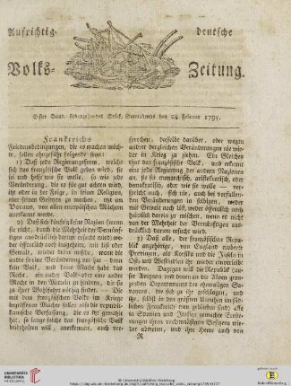 Erster Band. Siebenzehendes Stück