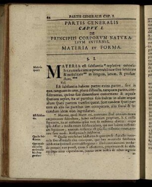 Caput I. De Principiis Corporum Naturalium Internis ... - Caput III. Affectionibus Corporum Essentialibus ...