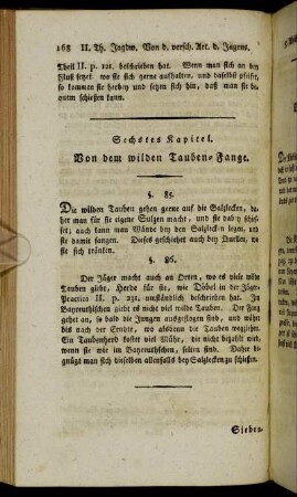 Sechstes Kapitel. Von dem wilden Tauben-Fange.