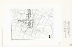 Versammlungszentrum am Mehringplatz, Berlin-Kreuzberg (Diplomarbeit bei Bernhard Hermkes): Lageplan 1:5000