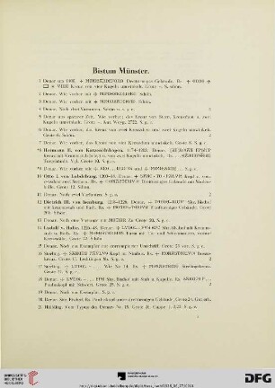 Bistum Münster (Nr. 1-405)