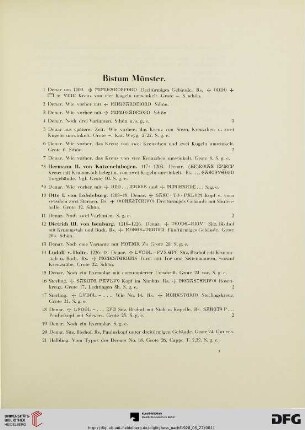 Bistum Münster (Nr. 1-405)