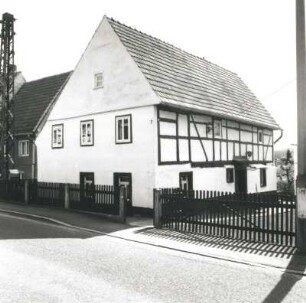 Colditz-Hohnbach, Geithainer Straße 7. Wohnhaus (18. Jh.). Straßenansicht