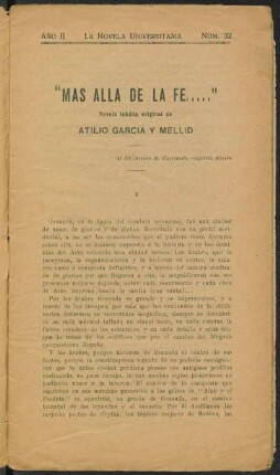 1922003200: Más allá de la fé ... : novela inédita original