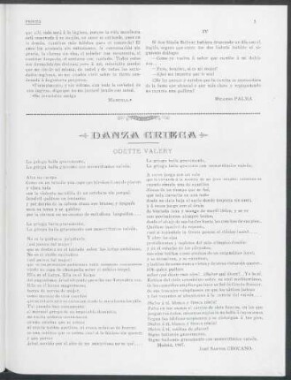 Danza griega : Odette Valery