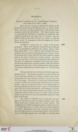 Chapter I: Economic condition of the North-Western Provinces and Oudh from 1892 to 1896