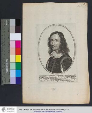 Cornelius Gobelius Com. Palatin. Cæsare. Reverendiss. et Celsiss. Episc. Bamberg. Consil. intimus ... / P. Aubry excud.