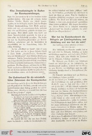 2: Der Fachverband für die wirtschaftlichen Interessen des Kunstgewerbes