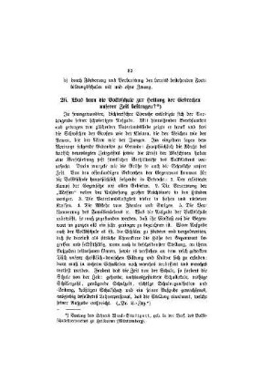 Was kann die Volksschule zur Heilung der Gebrechen unserer Zeit beitragen?