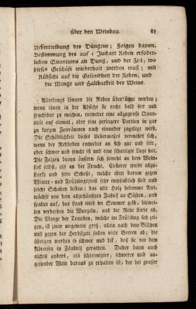 Uebertreibung des Düngens; Folgen davon.