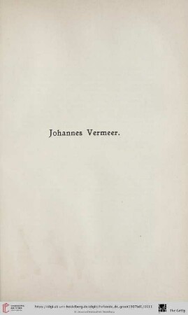 Johannes Vermeer