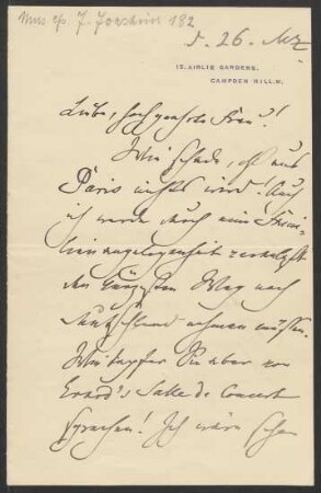 Brief an Emma Brandes : 26.03.1893