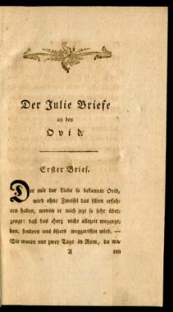 Erster Brief ... Zehnter Brief