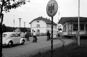 Plittersdorf: Zollamt mit Tafel (Bundesrepublik)