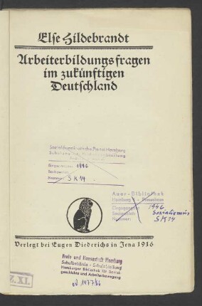 Arbeiterbildungsfragen im zukünftigen Deutschland