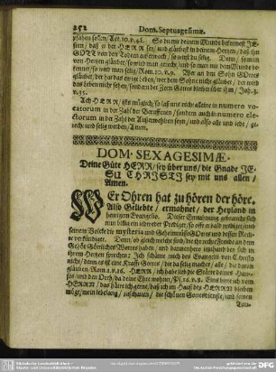 Dom. Sexagesimae