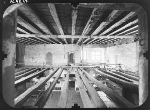 Ranis. Burg (Erwähnung 1199, 13./14. Jh.). Innenansicht