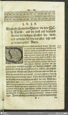Leichenpredigt : Der Christen Rosenfeld. I. ein lustiges Rosenfeld. II. ein hertzvergnügendes Rosenfeld. III. ein dornichtes Rosenfeld. IV. ein bequemes Rosenfeld. V. ein wohlverpflegetes Rosenfeld