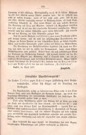 [Erkenntniß des Königlichen Appellationsgerichts.]