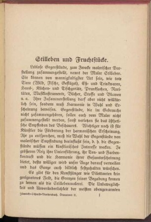 Stilleben und Fruchtstücke.