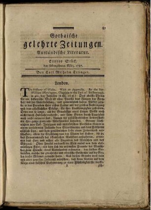 Eilftes Stück, den siebenzehnten März, 1787.