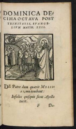 Dominica Decima Octava Post Trinitatis ...