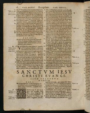 28-44, Sanctum Iesu Christi evangelium secundum Marcum