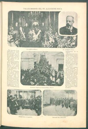 Fallecimiento del Sr. Alejandro Roca