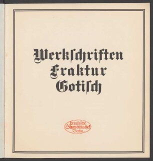 [1]: Fraktur, Gotisch