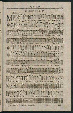 17-21, Miserere IV.