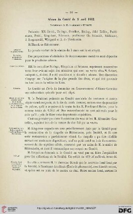 Séance du Comité du 9 avril 1883