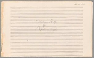 Präludium und Fuge, vl, org, a-Moll - BSB Mus.ms. 17041 : Praeludium u[nd] Fuge für Violine u[nd] Orgel