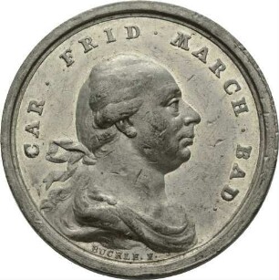 Medaille zur Geburt des Enkels Karl Ludwig Friedrich 1788