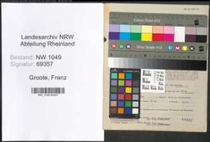 Entnazifizierung Franz Von Groote , geb. 25.07.1885 (Landwirt)