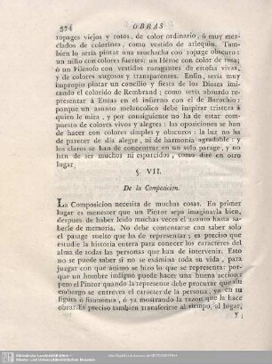 §. VII. De la Composicion.