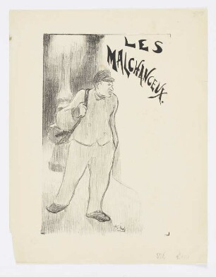 Mann in Uniform, Entwurf für Étienne Decrepts "Les Malchanceux"