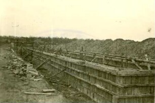Betonschalplatten-Bauweise Mainzer Landstraße, 1947-1948