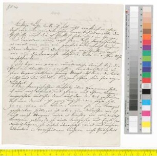 Brief von Goethe, Johann Wolfgang von an Schiller, Friedrich