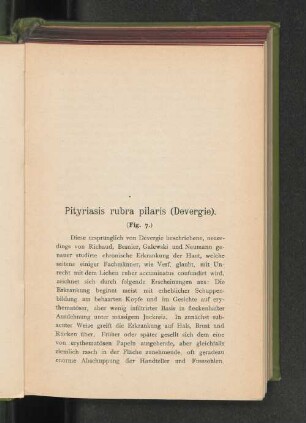 Pityriasis rubra pilaris (Devergie).
