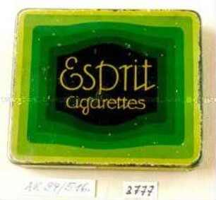 Blechdose für 20 Stück "Esprit Cigarettes Sulima"