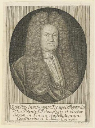 Bildnis des Qvintus Septimus Florens Rivinus