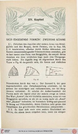 XV. Sich ergebende Formen: Zweitens Kämme
