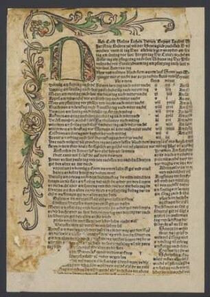 Almanach auf das Jahr 1489