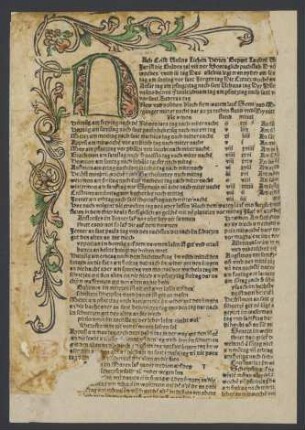 Almanach auf das Jahr 1489