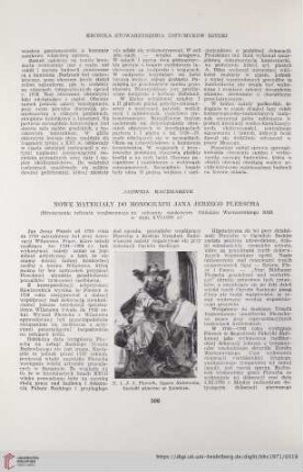 33: Nowe materiały do monografii Jana Jerzego Plerscha