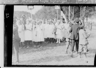 Volksfest Sigmaringen 1924; Mädchengruppe