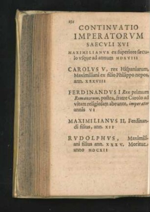 Continuatio Imperatorum