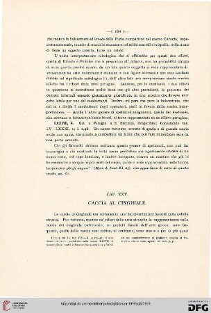 Cap. XXV: Caccia al cinghiale