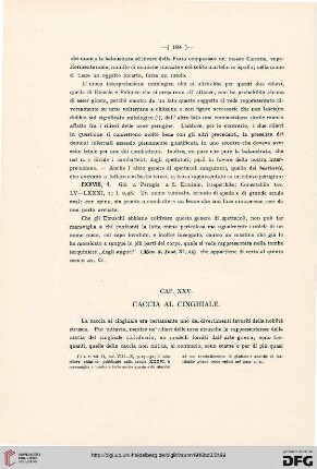 Cap. XXV: Caccia al cinghiale
