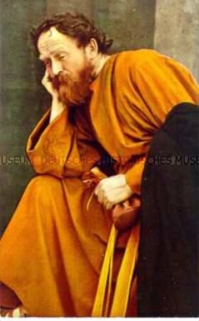 Darsteller des Judas bei den Passionsspielen in Oberammergau